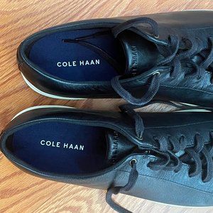 Cole Haan Grand Crosscourt II Sneakers Mens 15 M Black Leather Lace Up Low Top